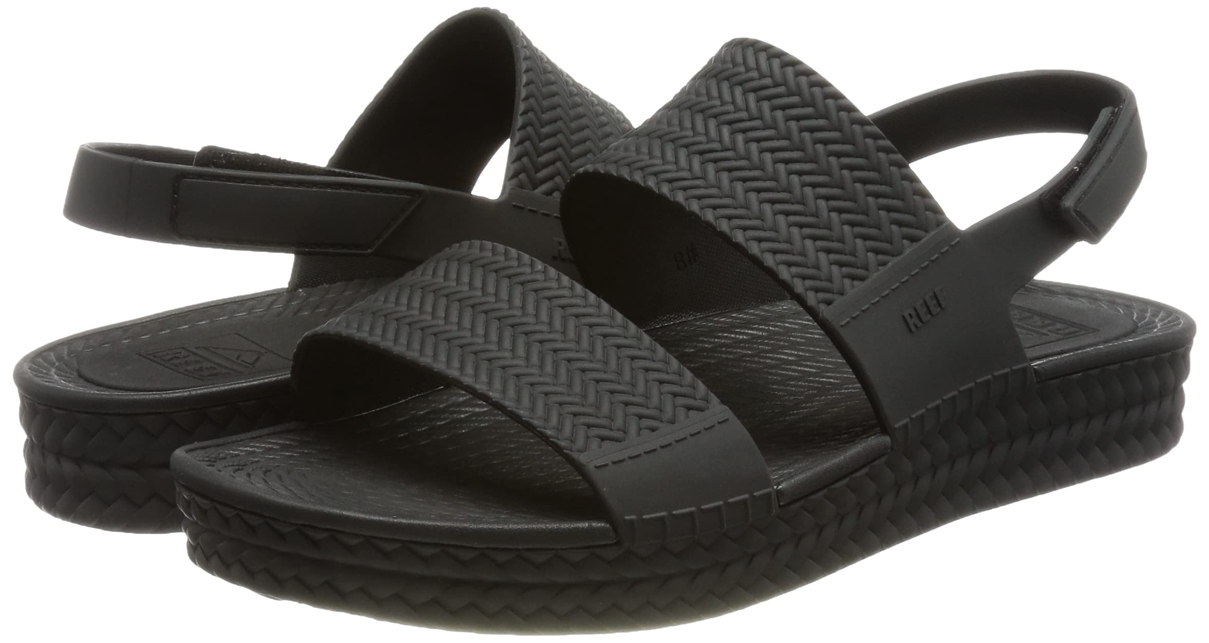 REEF Water Vista Womens Platform Sandal, Water Friendly, Adjustable Velcro Strap
