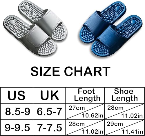 Miniatura 2 de Sandalias de masaje de reflexología de acupresión para hombres y mujeres, sandalias de alivio de fascitis plantar, mejora la circulación de masaje