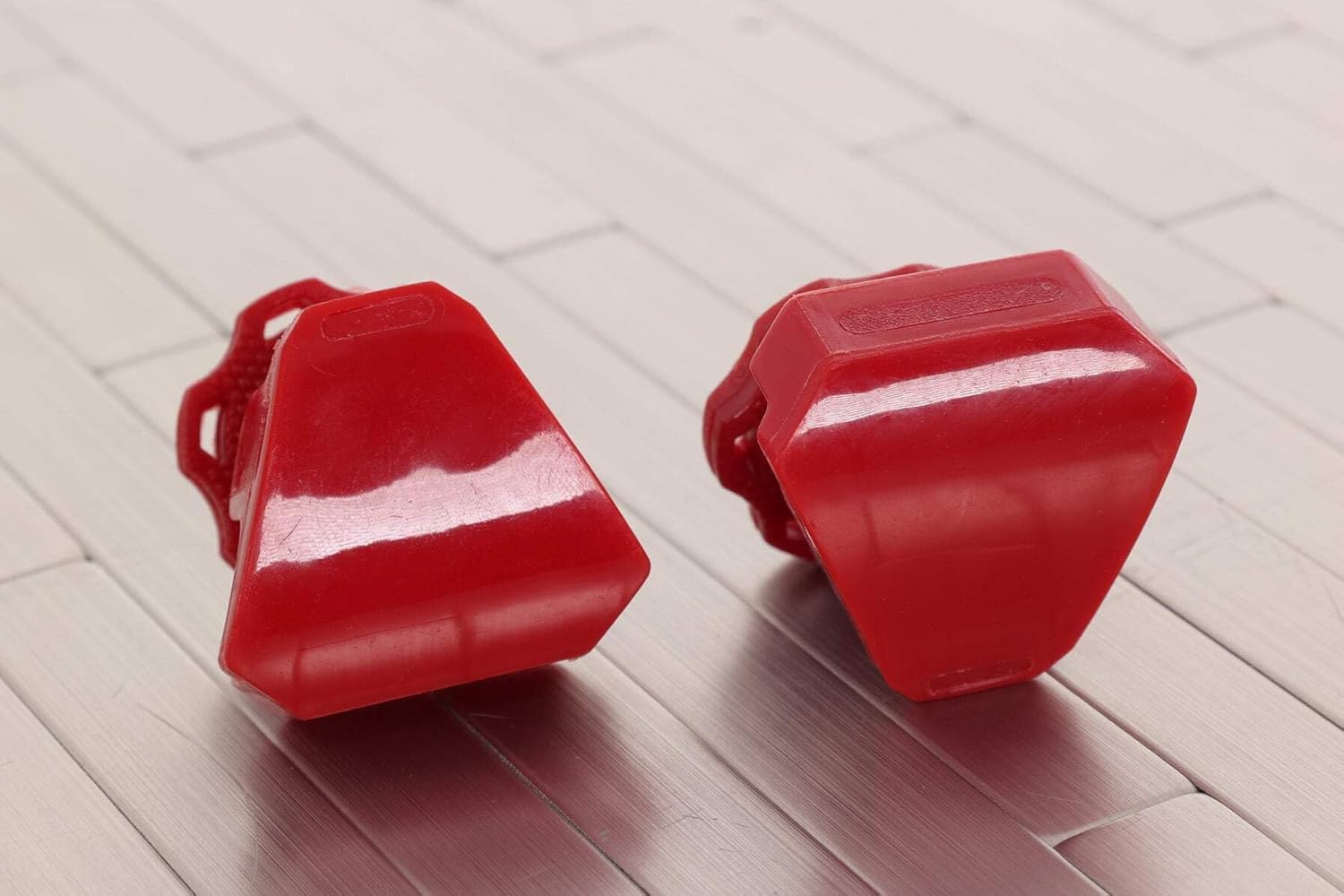Unbranded Visor Clips (Pair) - Green Gridiron