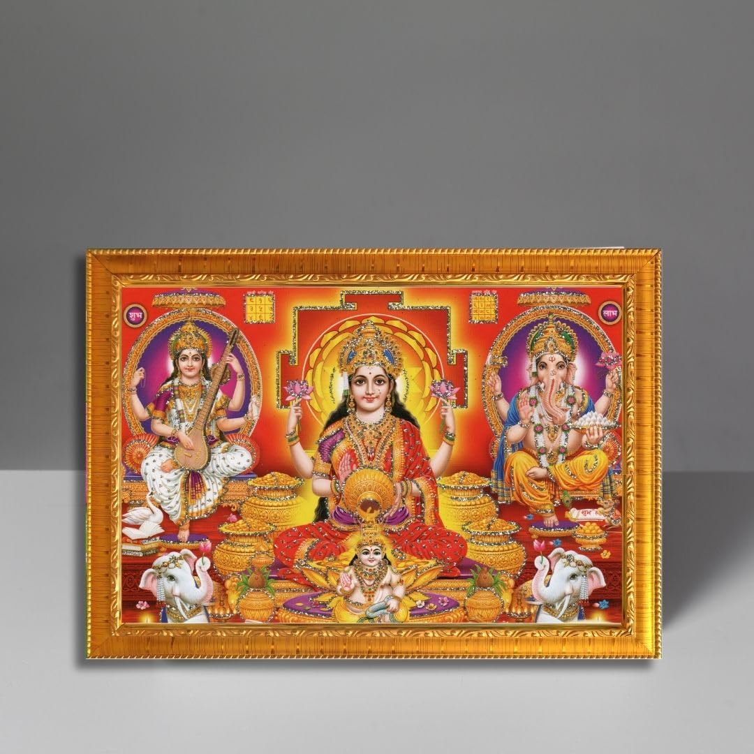 Lakshmi Devi Photo Frame - Diwali Pooja Gift -3