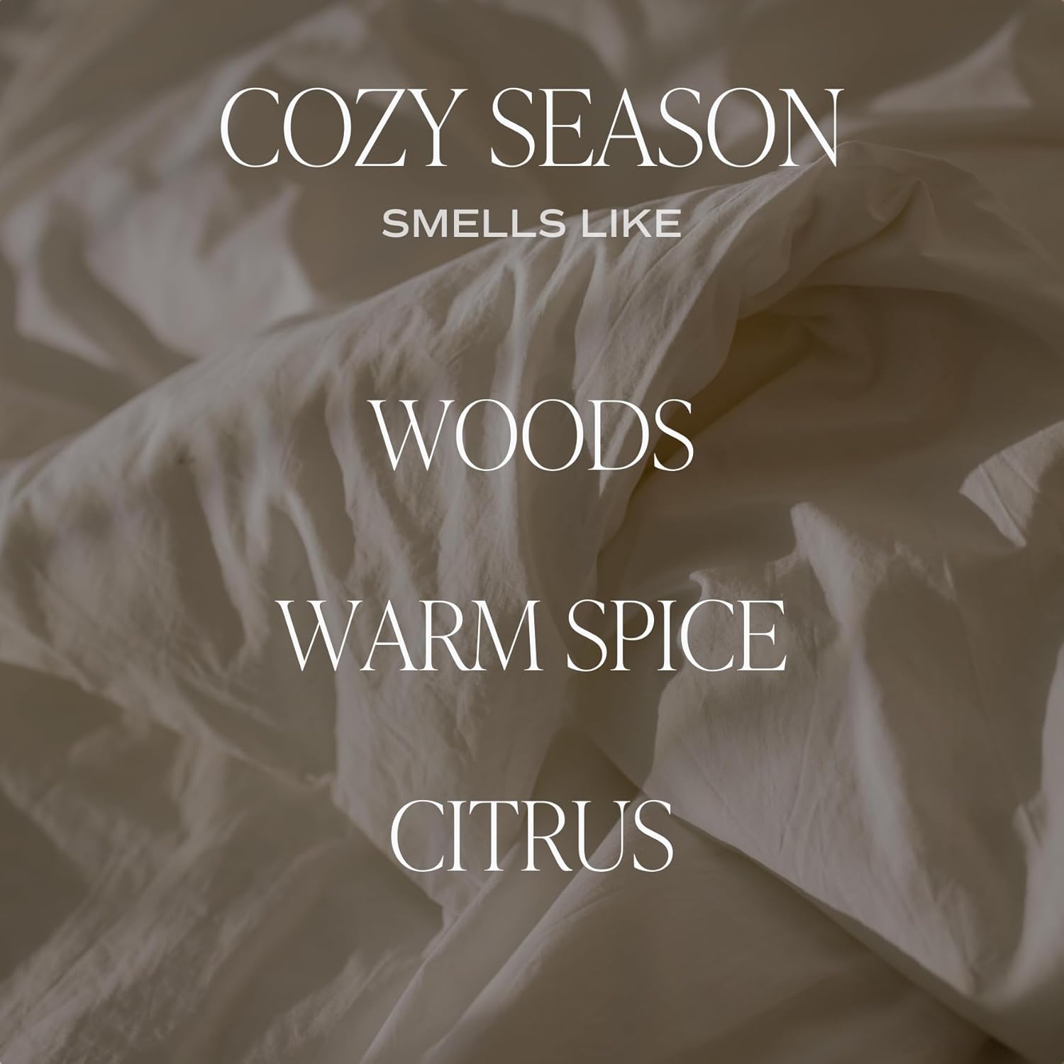 Sweet Water Decor Cozy Season Soy Candles - Fall Candles with Woods, Warm Spice, and Citrus Scent for Home Decor - Soy Candle with 40 Hours Burn Time - 9Oz Black Lid Amber Jar Candles Fall Scents - Image 2