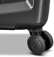 Vista 5 de Samsonite Winfield 2 Equipaje rígido con ruedas giratorias, Carbón vegetal, Grande de 28 pulgadas, a cuadros