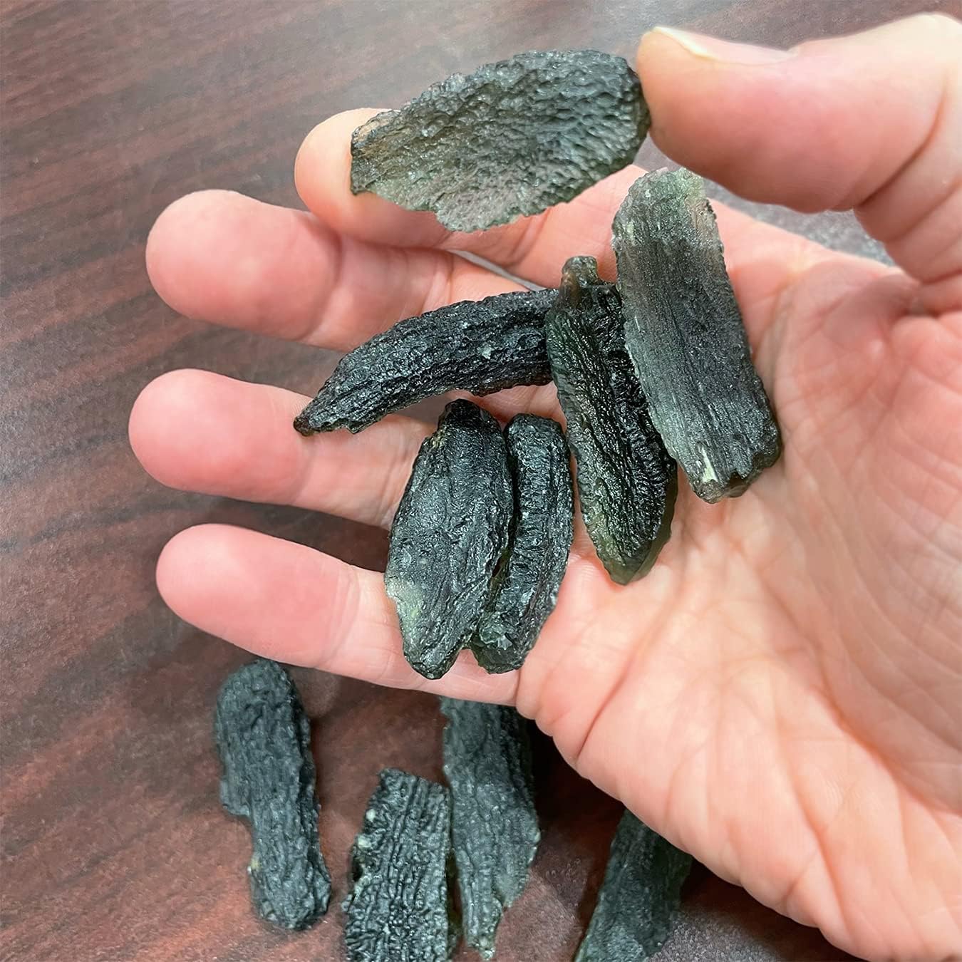 Starborn Genuine Rough Moldavite - One Large Piece