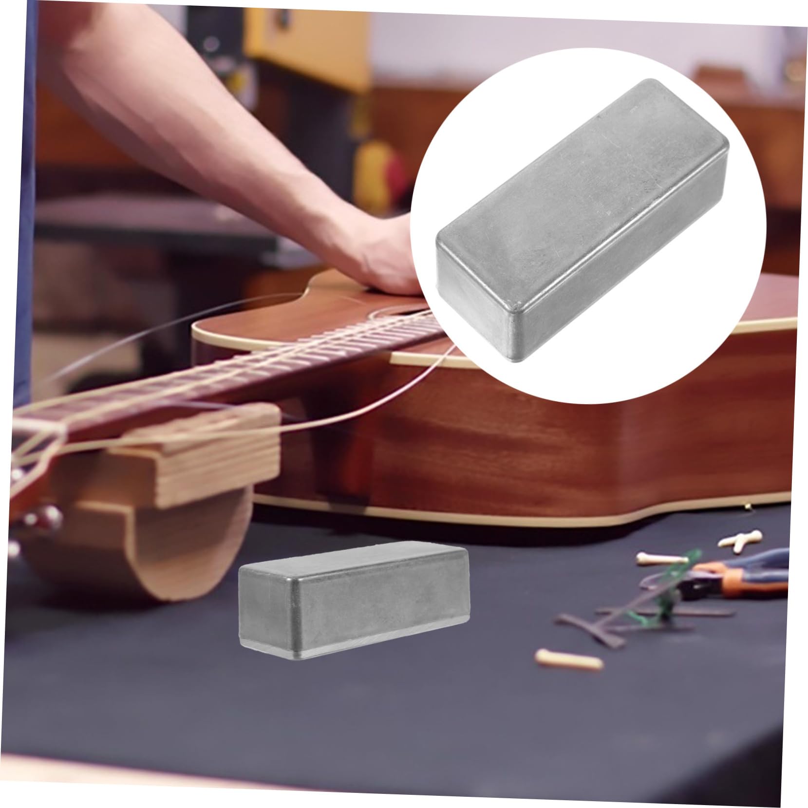 FAVOMOTO Aluminum Enclosure Box Guitar Pedal Case Project Boxes for Electronics Metal Container