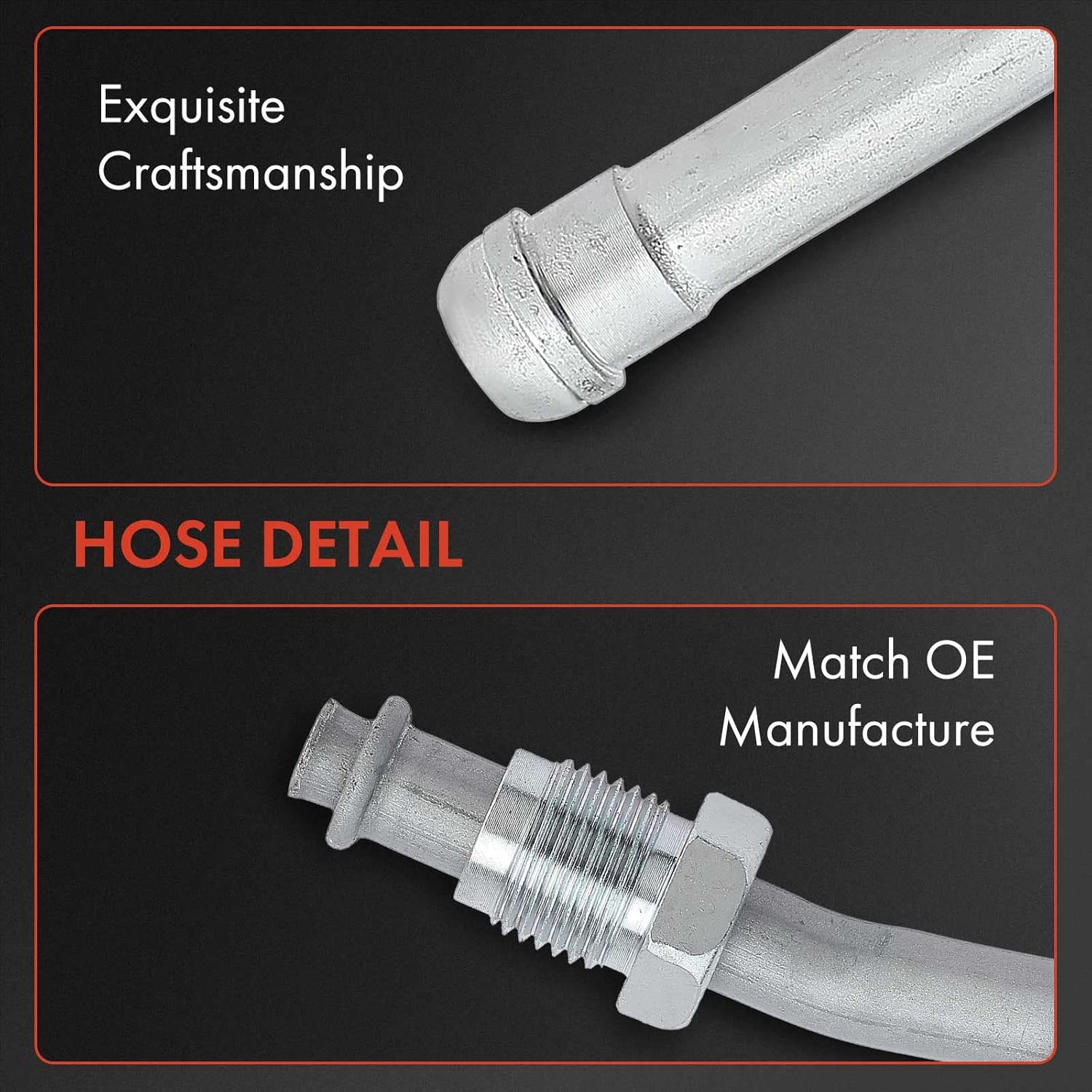 A-Premium Power Steering Pressure Hose Line Assembly Compatible with Dodge Sprinter 2500 3500 2003-2006 & Freightliner Sprinter 2500 3500 2002-2006, L5 2.7L, Pump to Rack/Gear