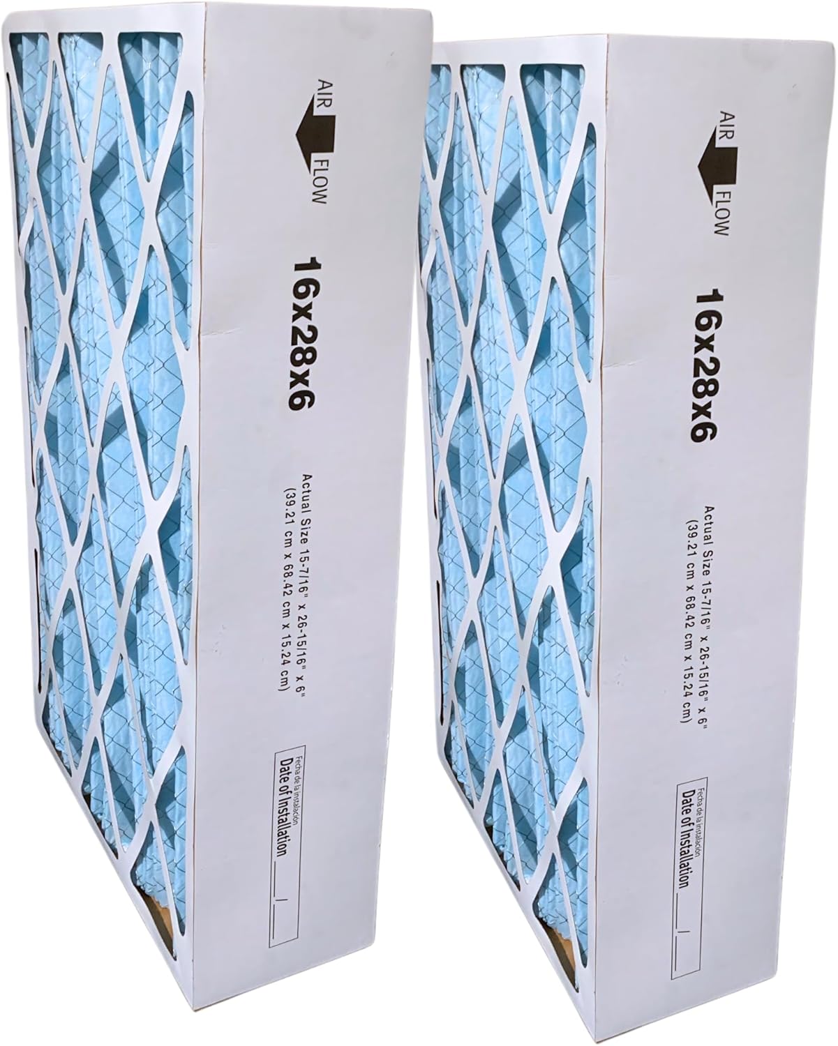 Atomic 16x28x6 MERV 11 401 Compatible Replacement Furnace Filter for Aprilaire and Space-Gard 2400-2 Pack