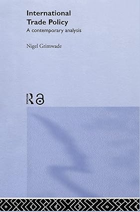 International Trade Policy book cover