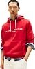Sudadera con capucha de forro polar de peso medio para hombre Tommy Hilfiger con logo bordado, también disponible en tallas grandes y extra grandes 1
