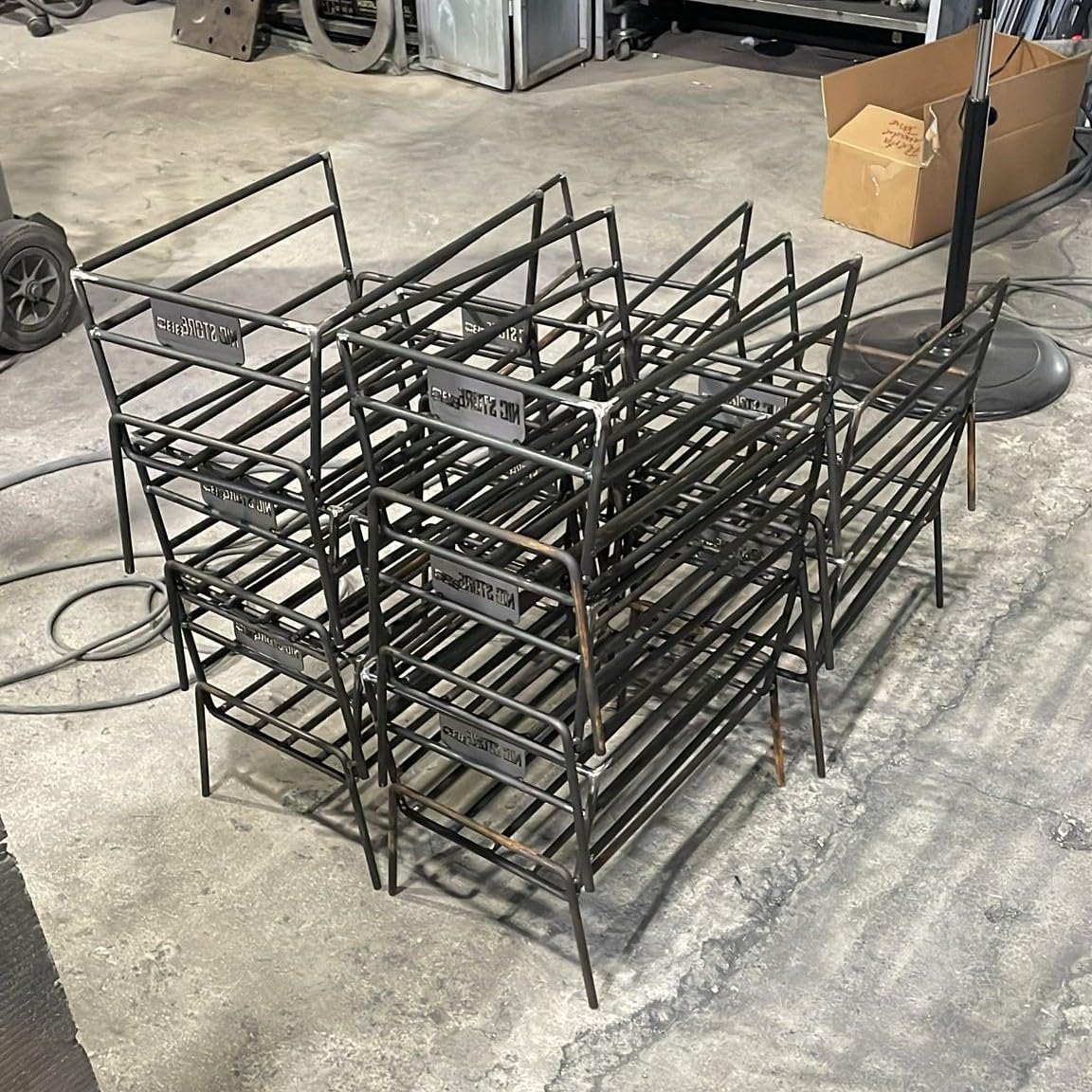 Brasero Fogonero Cuna de Hierro 10mm Reforzado para Leña y Carbon Leñero Uruguayo de Parrilla