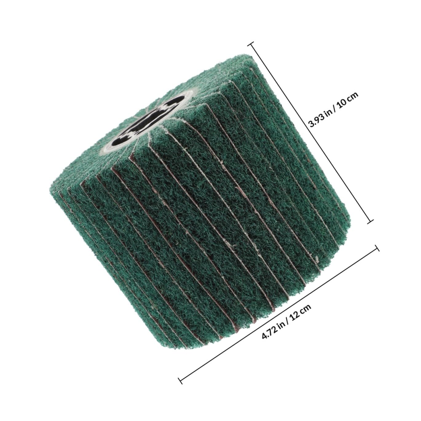 DOITOOL Nylon Polishing Wheel for Rotary Tools Green Buffing Wheel for Jewelry and Non Finishing Abrasive Brush for Drill Use