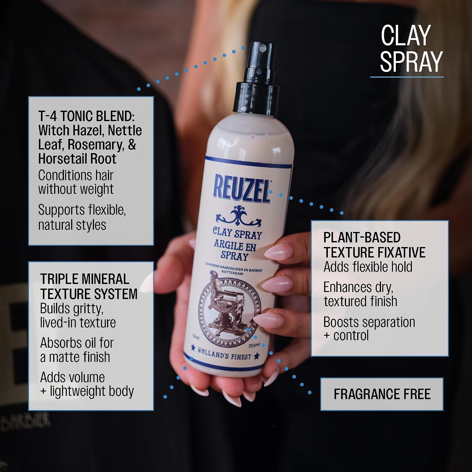 Reuzel Clay Hairspray For Men