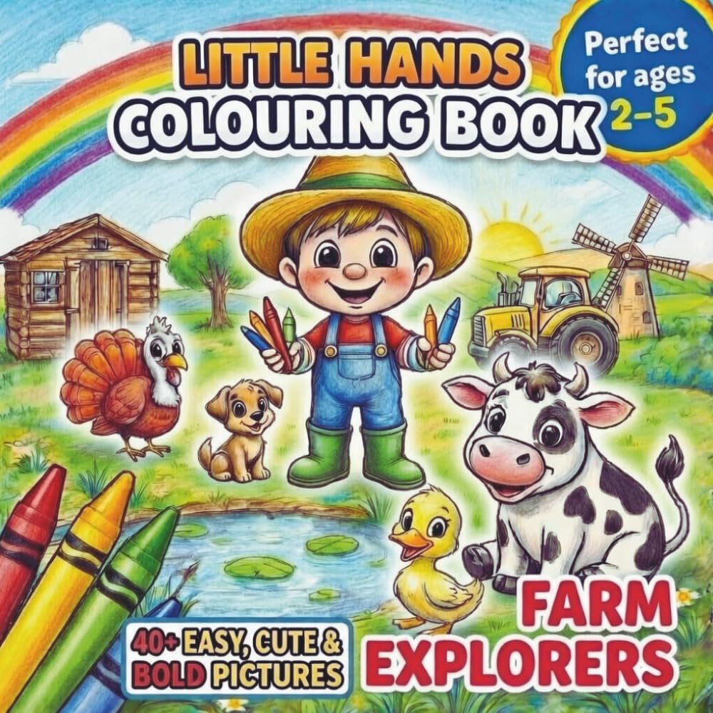 Little Hands - Farm Explorers: First Colouring Book, perfect for toddlers (Little Hands - colouring book)