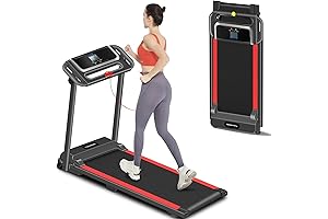 Folding Treadmill, Portable Treadmill 300 lbs for Home