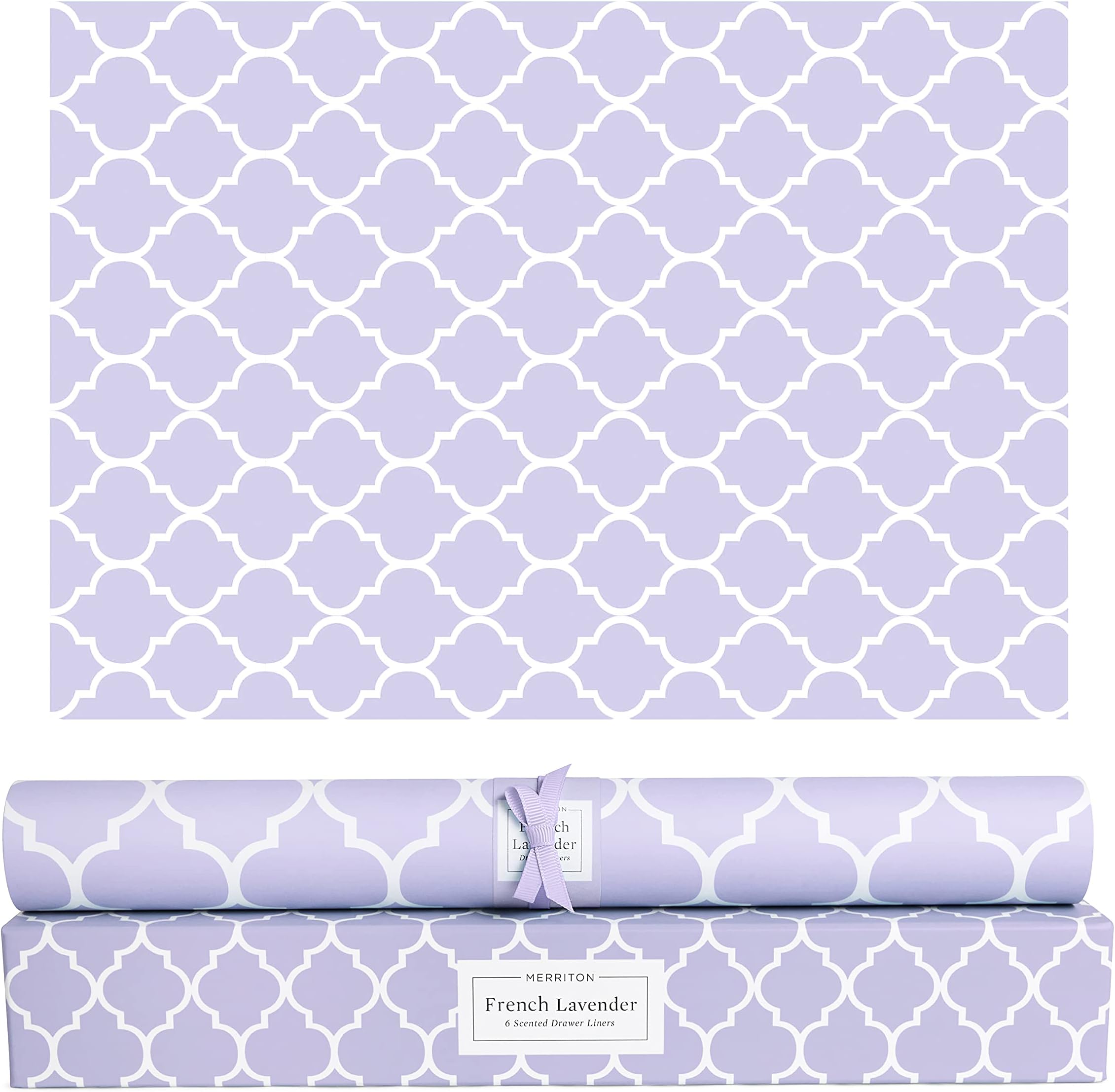 Scented Drawer Liners for Dresser – 6 Large Non Adhesive Dresser Drawer Liner Sheets, 19.5 x 14 in, Drawer Liners for Kitchen Cabinets & Closet Shelves, Cabinet Liner & Shelf Paper (French Lavender)