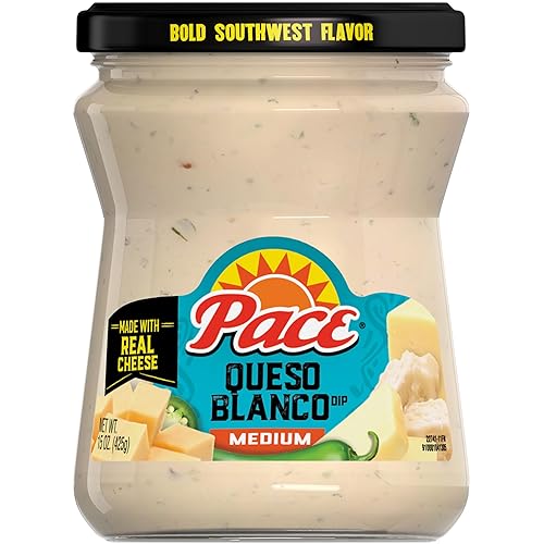 Pace Queso Blanco Cremoso Mediano, bote de 15 oz