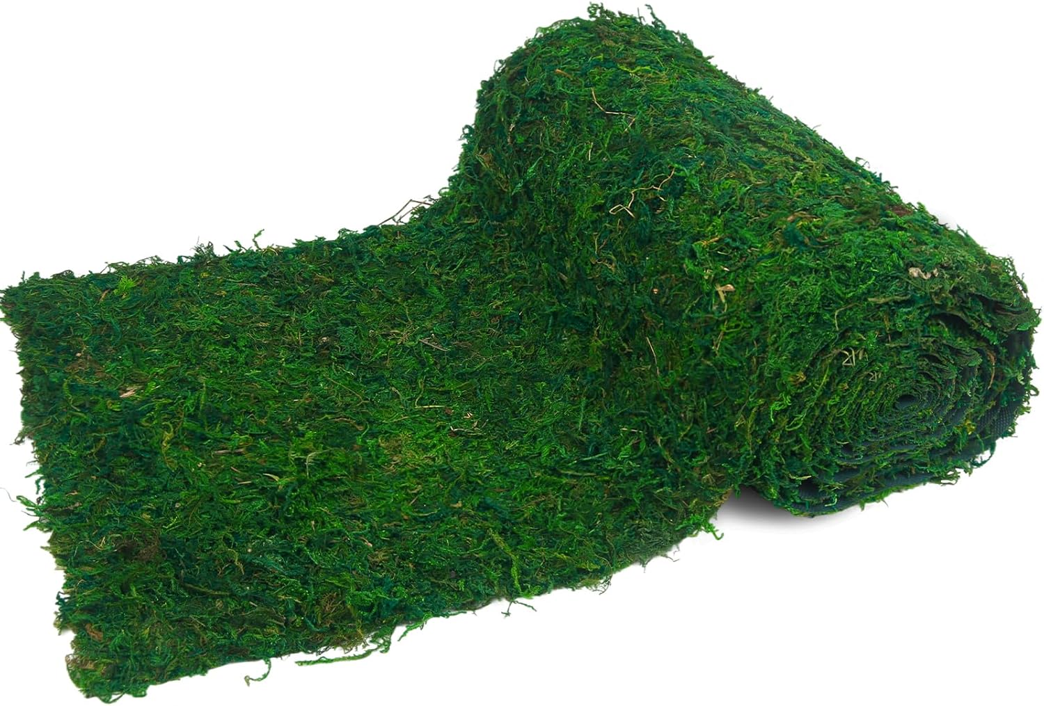 FAICOIA Moss Table Runner Green Moss Roll for Fairy Gardens Wedding Woodland Table Decor Dried Moss for Crafts 16" x 118" Preserved Moss Mat Moss Carpet for Green Moss Grass Wall 40 x 300cm