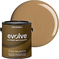 Vista 78 de EVOLVE Pintura e imprimación para interiores, cáscara de huevo (blanco alabastro), 1 galón, cobertura de una capa, excelente oculto, bajo contenido
