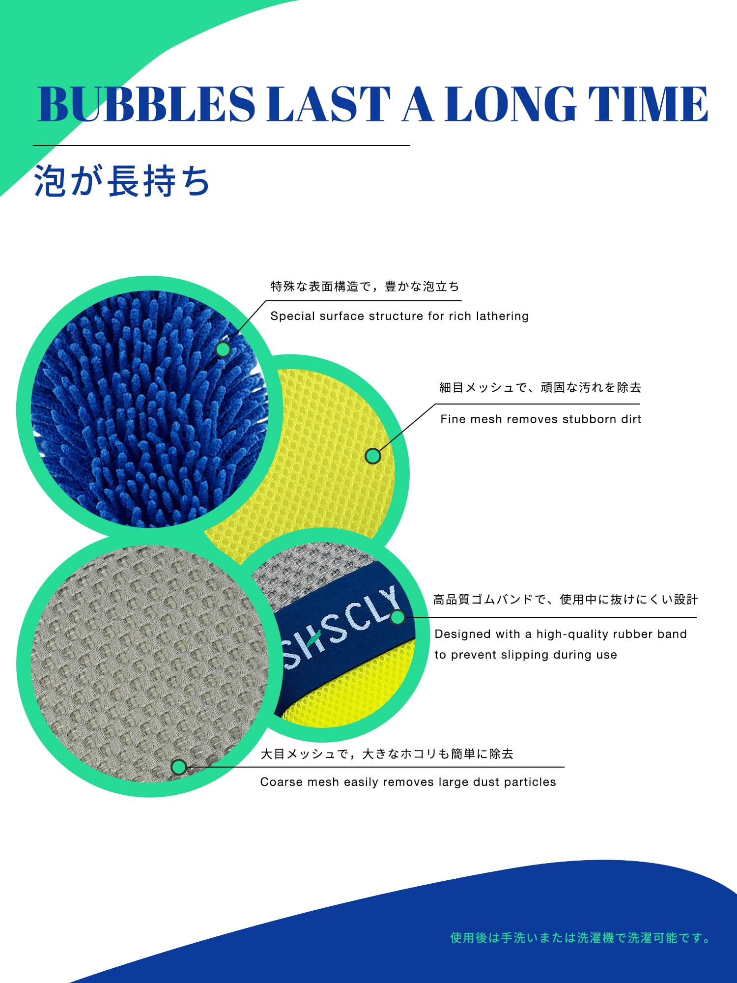 SHSCLY Car Wash Sponge Premium Car Wash Supplies - Non-Scratch Car Sponges for Washing Large Sponges for Deep — view 5