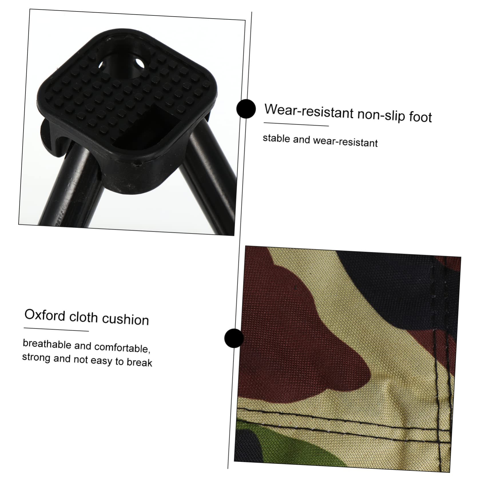 2 Pezzi Sgabello Pieghevole da Pesca Sedia Portatile Sgabello da Spiaggia Sgabello Collassabile Sgabello Pieghevole a Scomparsa Sillas Plegables Mini Sgabello Sgabello da