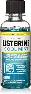 Cool Mint Zero Alcohol Mouthwash, 3.2 oz (Pack of 6)