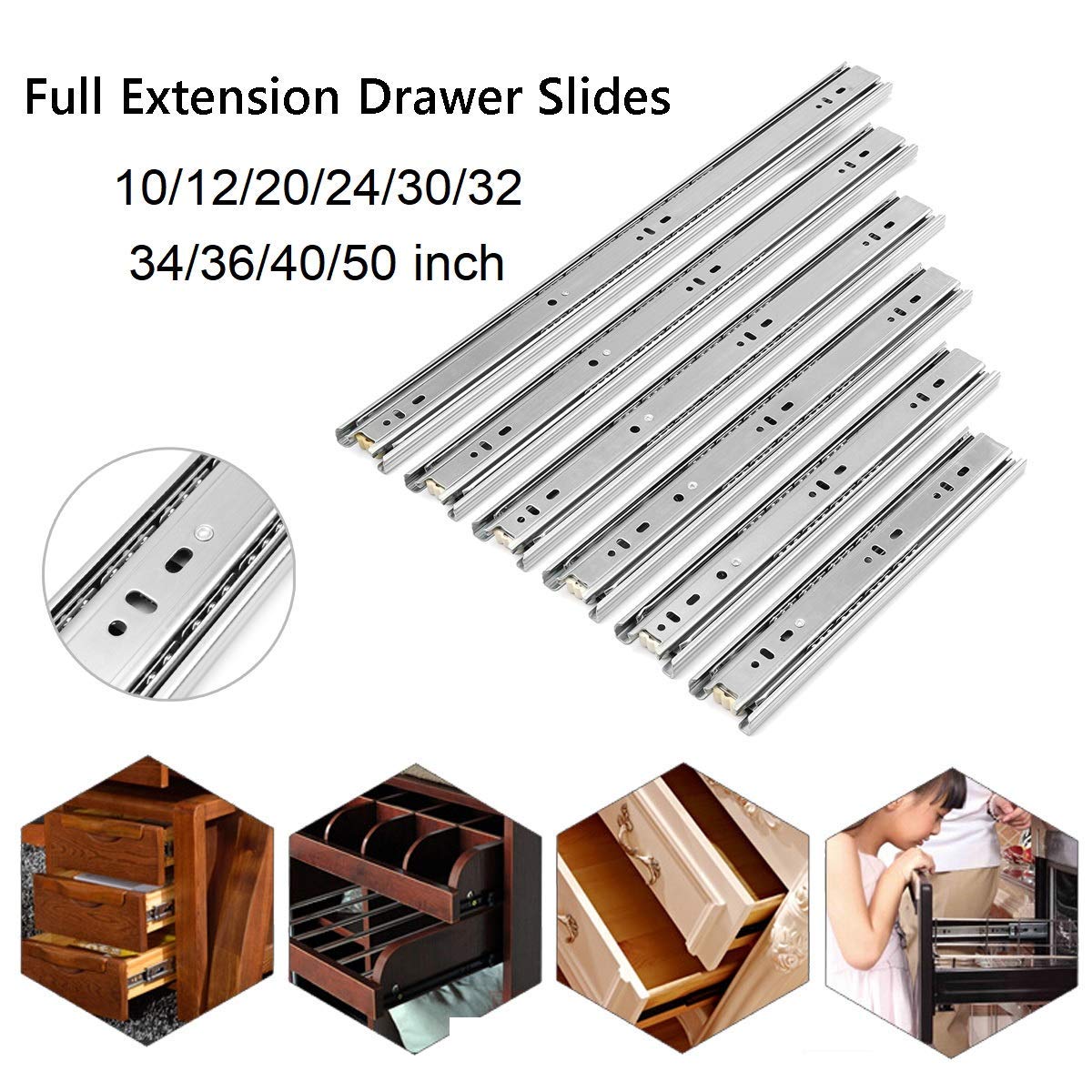 Firgelli Automations 36" Guide Rail 400lbs Capacity