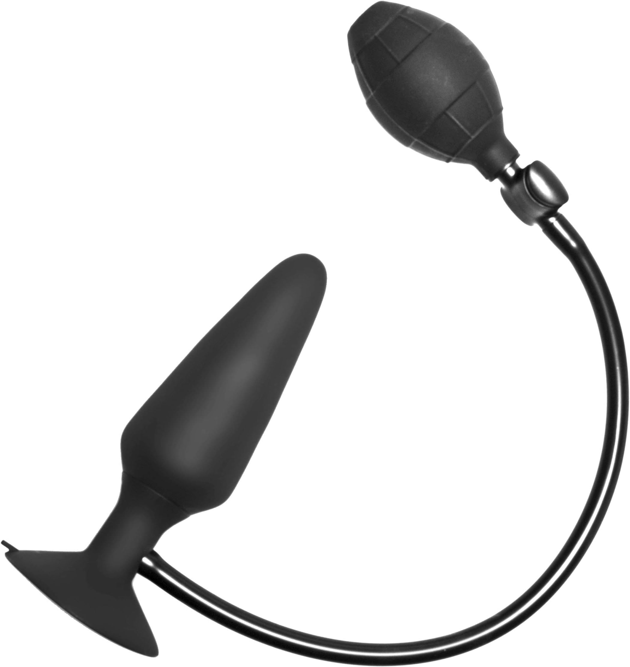 Inflatable Silicone Suction Cup Butt Plug