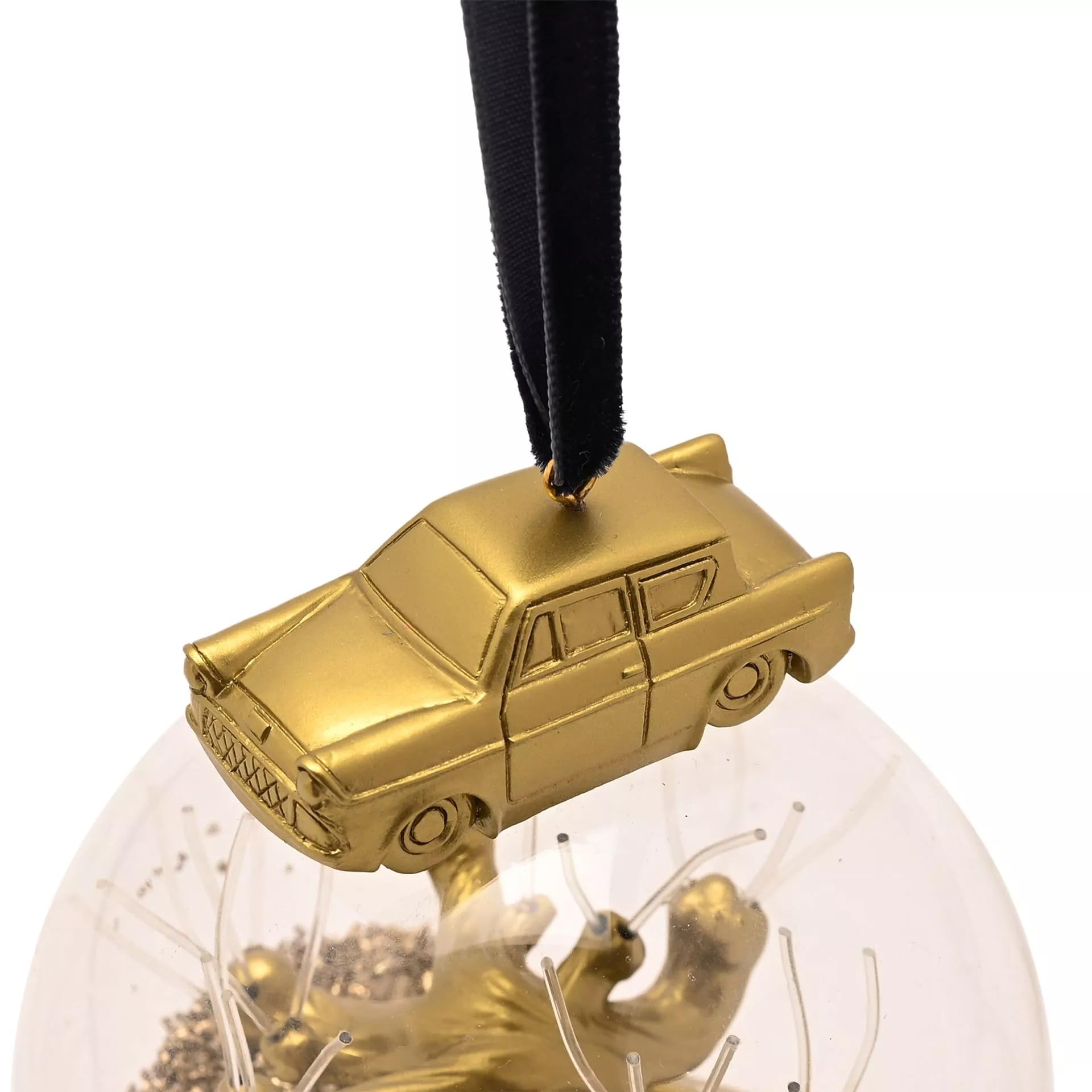 Warner Bros Harry Potter Alumni - Bola de Navidad con luces LED, diseño de sauce