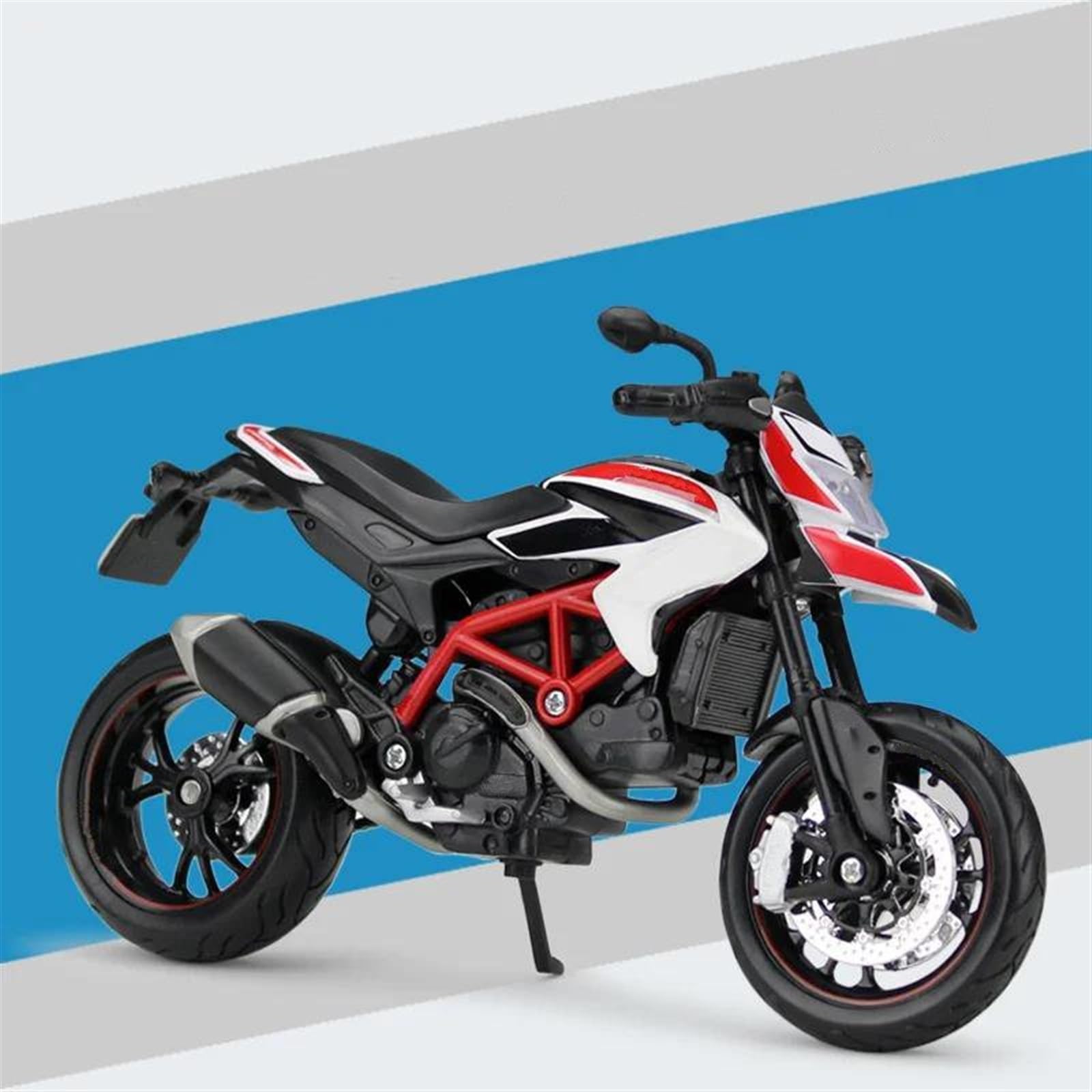 SEYXF Motorbike Toy Motorcycle Model Diecast Metal Toys Gift 1:12 for Ducati Hypermotard SP 2013(with Retail Box)