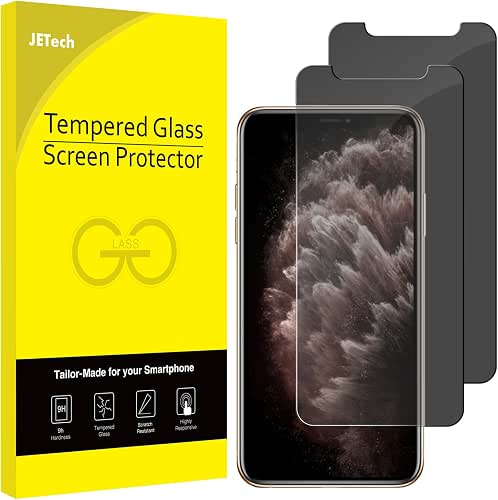 JETech Privacy Screen Protector for iPhone 11 Pro/Xs/X, 2-Pack |