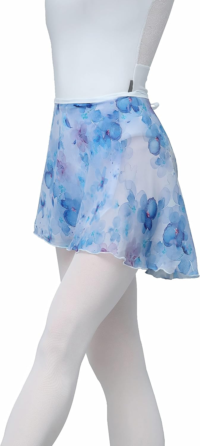Ballet Chiffon Wrap Skirts for Women Short and Girls
