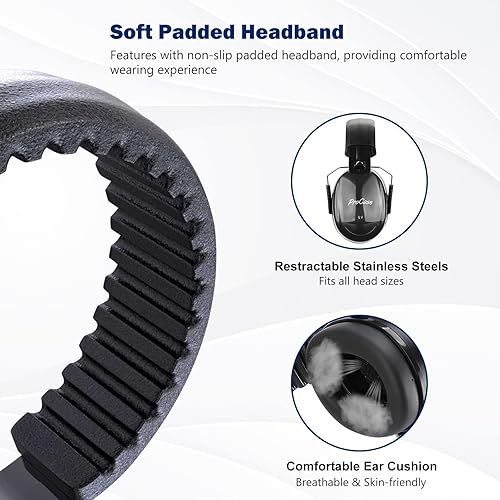 Miniatura 9 de ProCase Paquete de orejeras de seguridad con reducción de ruido con protección auditiva