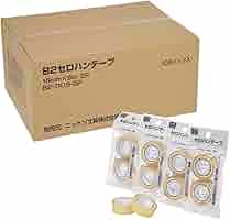 セロテープ200巻きセット売り Amazon | ホリアキ セロハンテープ 小巻 200巻 15mm幅×9m巻 B2