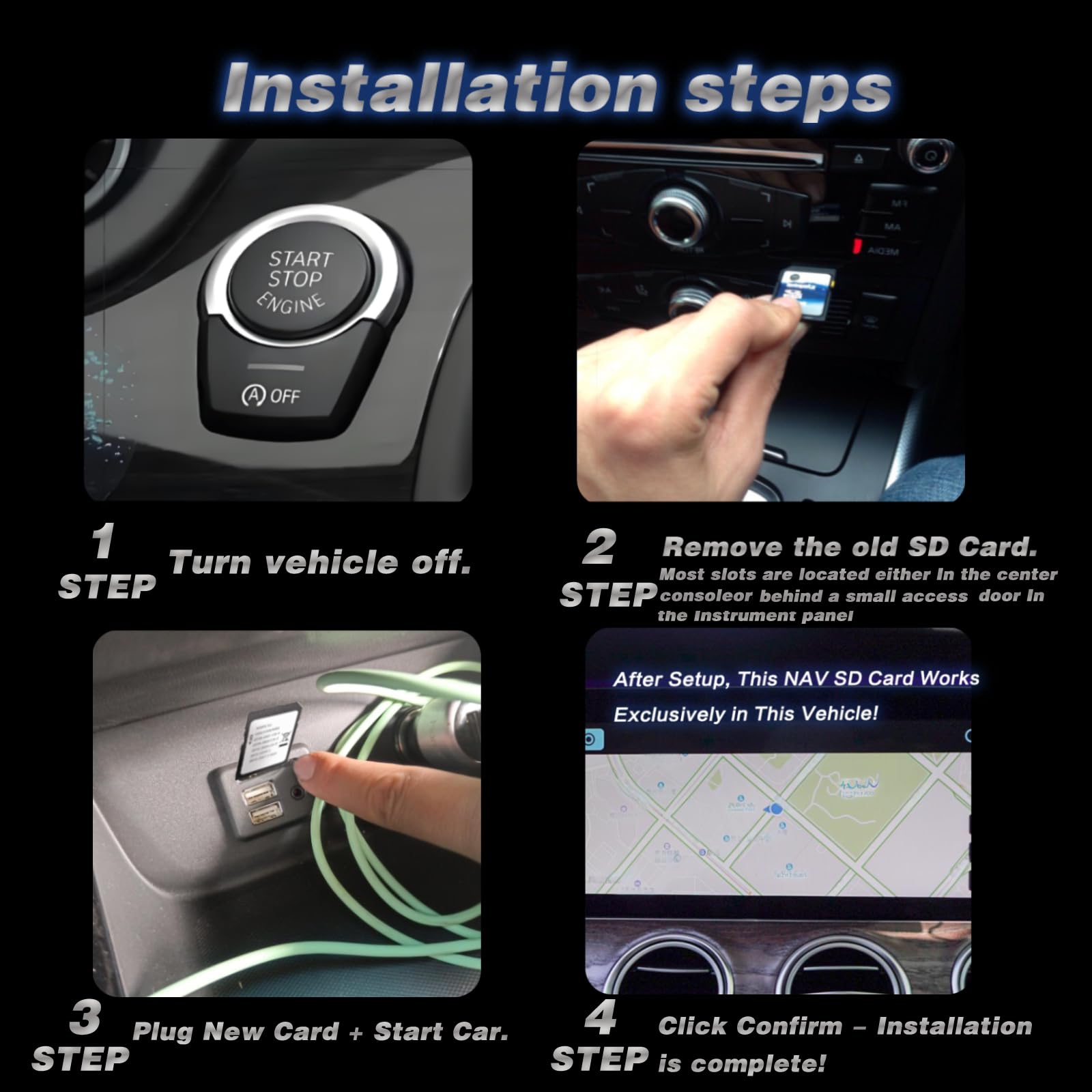 2019 Navigation SD Card Accessory for 2016-2021 Mazda CX-3, 2016