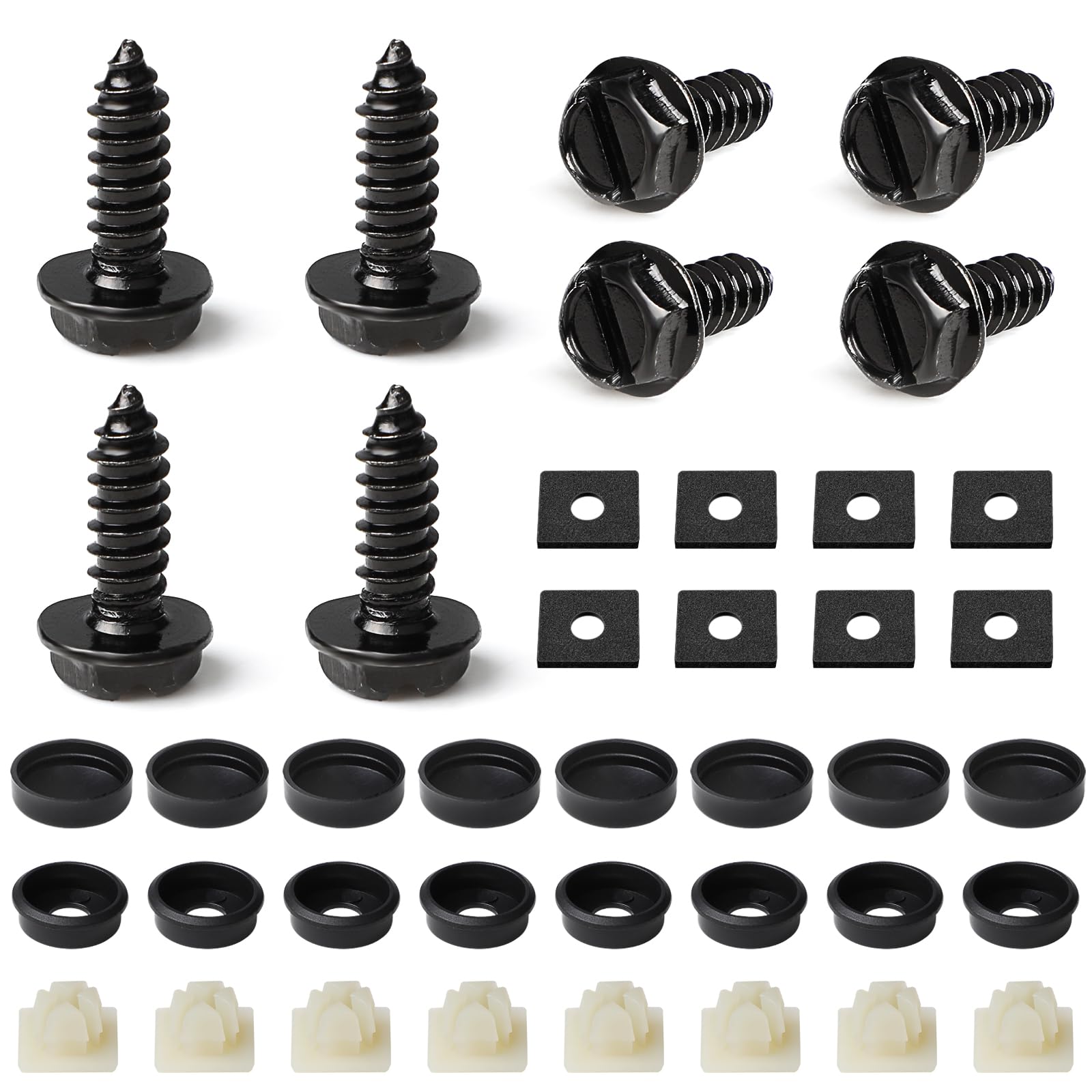 Buy TUTUDOW License Plate Screw Kit Premium Stainless Steel License