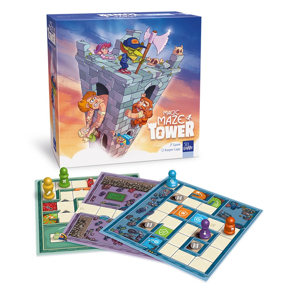 Magic Maze: Maximum Security Expansion – Gioco Da Tavolo Sit Down SITMS17G (Multilingua, 1-8 Giocatori)