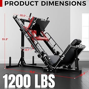 Amazon | RitFit レッグプレス ハック スクワットマシン