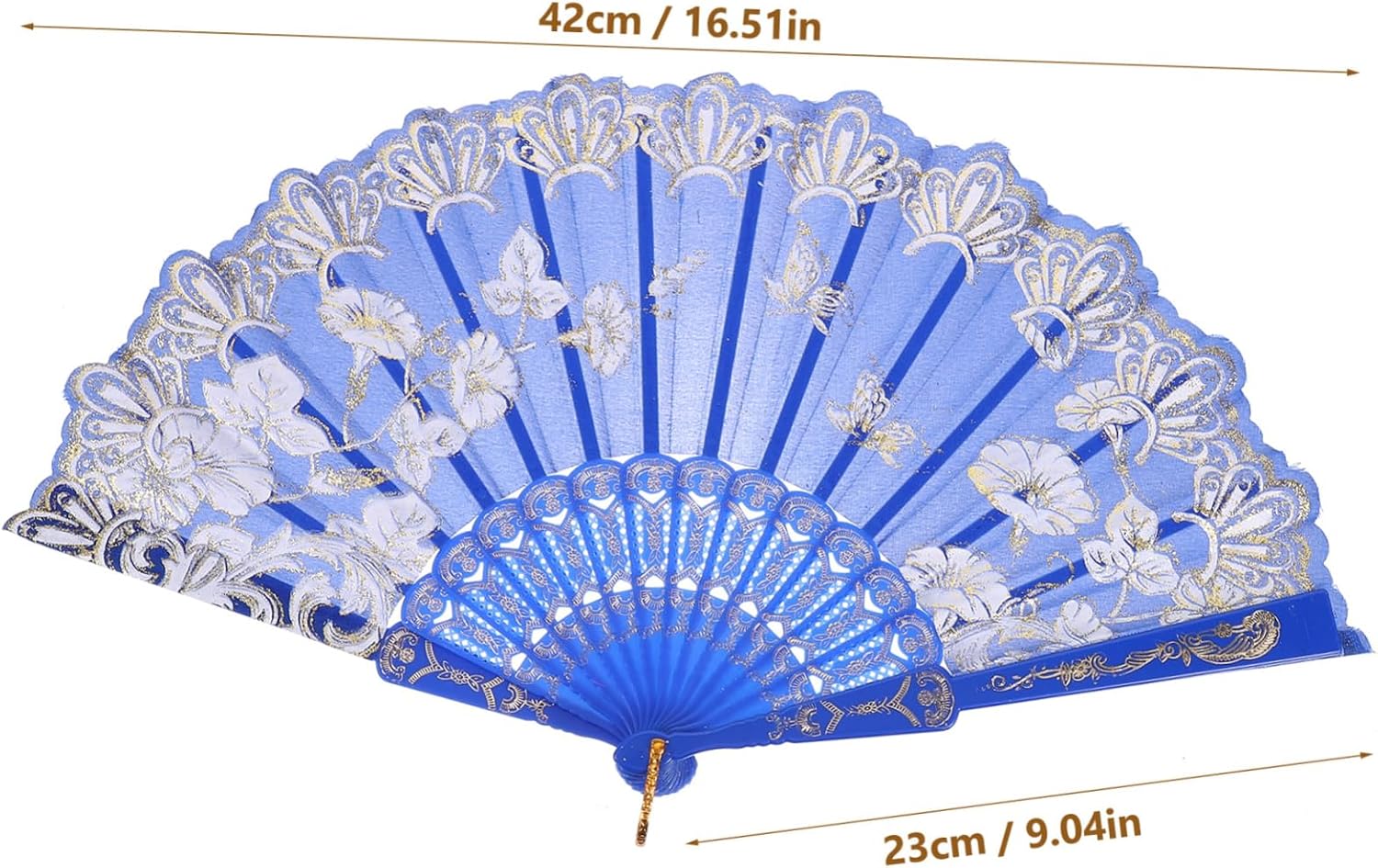 8pcs Vintage Handheld Folding Fan Elegant Chinese Style Dance Fan for Weddings Parties and Festivals Lightweight and Portable Decorative Props Colors