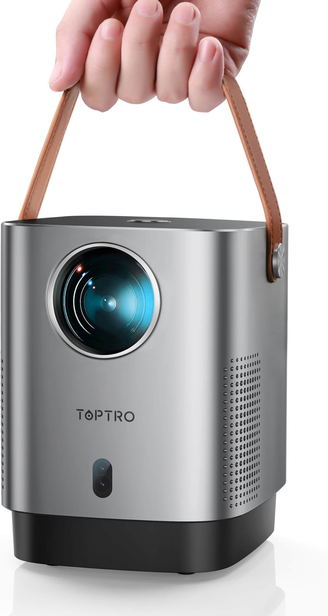 TOPTRO TR23 5G WiFi Bluetooth Mini Projector, 15000 Lumen, 1080P Support, 4D/4P Keystone & Zoom, Dust-Proof Portable for iOS/Android/PS5, Indoor/Outdoor Use