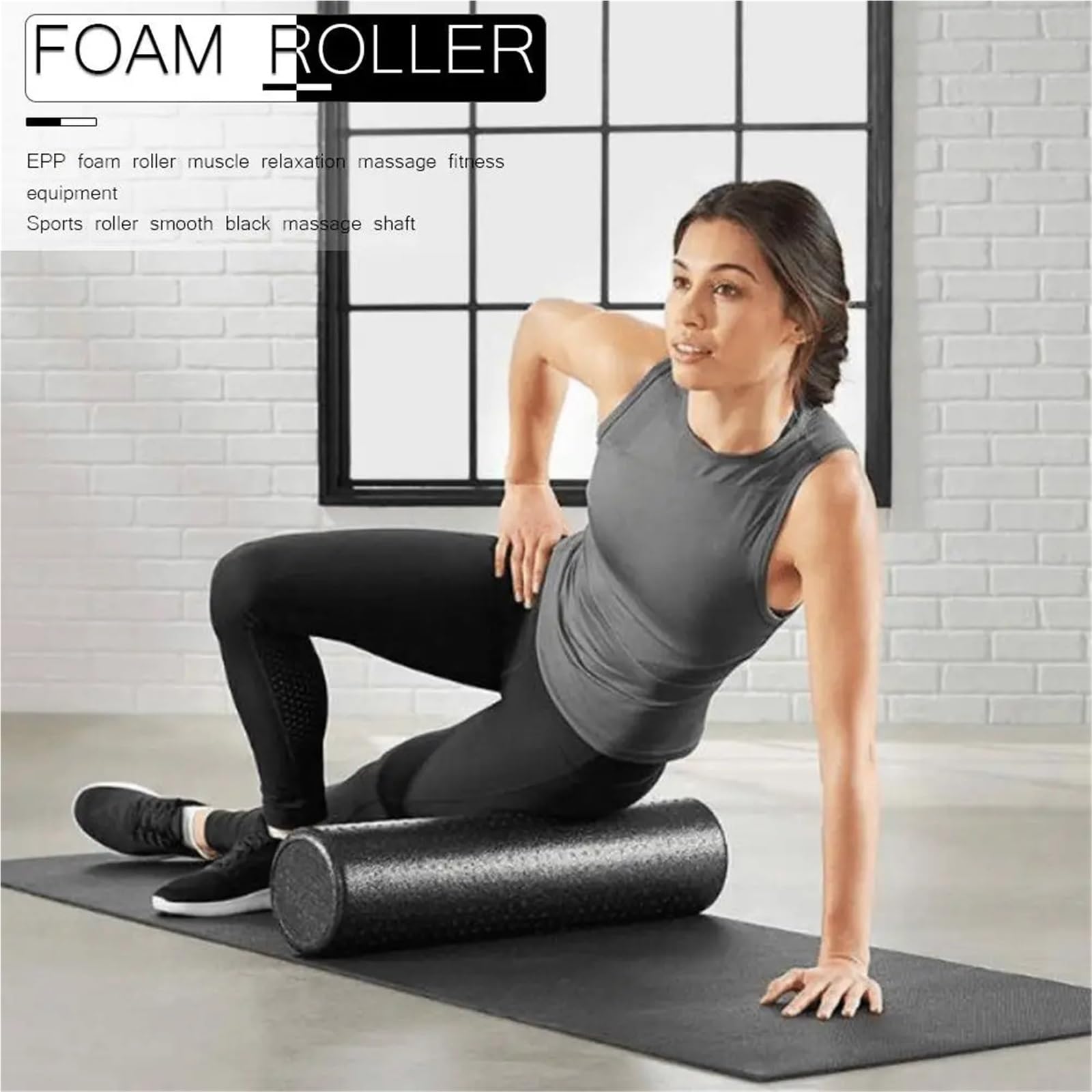 Rodillo de espuma for ejercicio masaje Yoga, masajeador tejido EPP, rodillo muscular, equipo, 2 uds Para Fitness