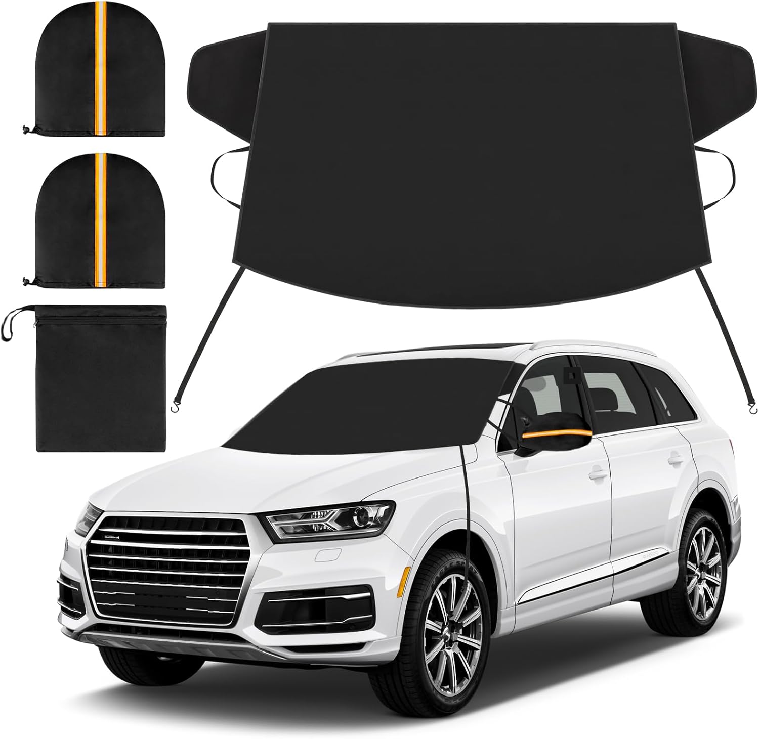 Gelanty Car Window Cover, Windscreen Frost Cover for Ice and Snow