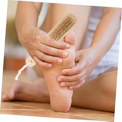 Miniatura 4 de FOMIYES 2 unids herramienta exfoliante removedor de piel doble cara pedicura escofina T herramienta Zester rallador cuerpo cepillo pedicura