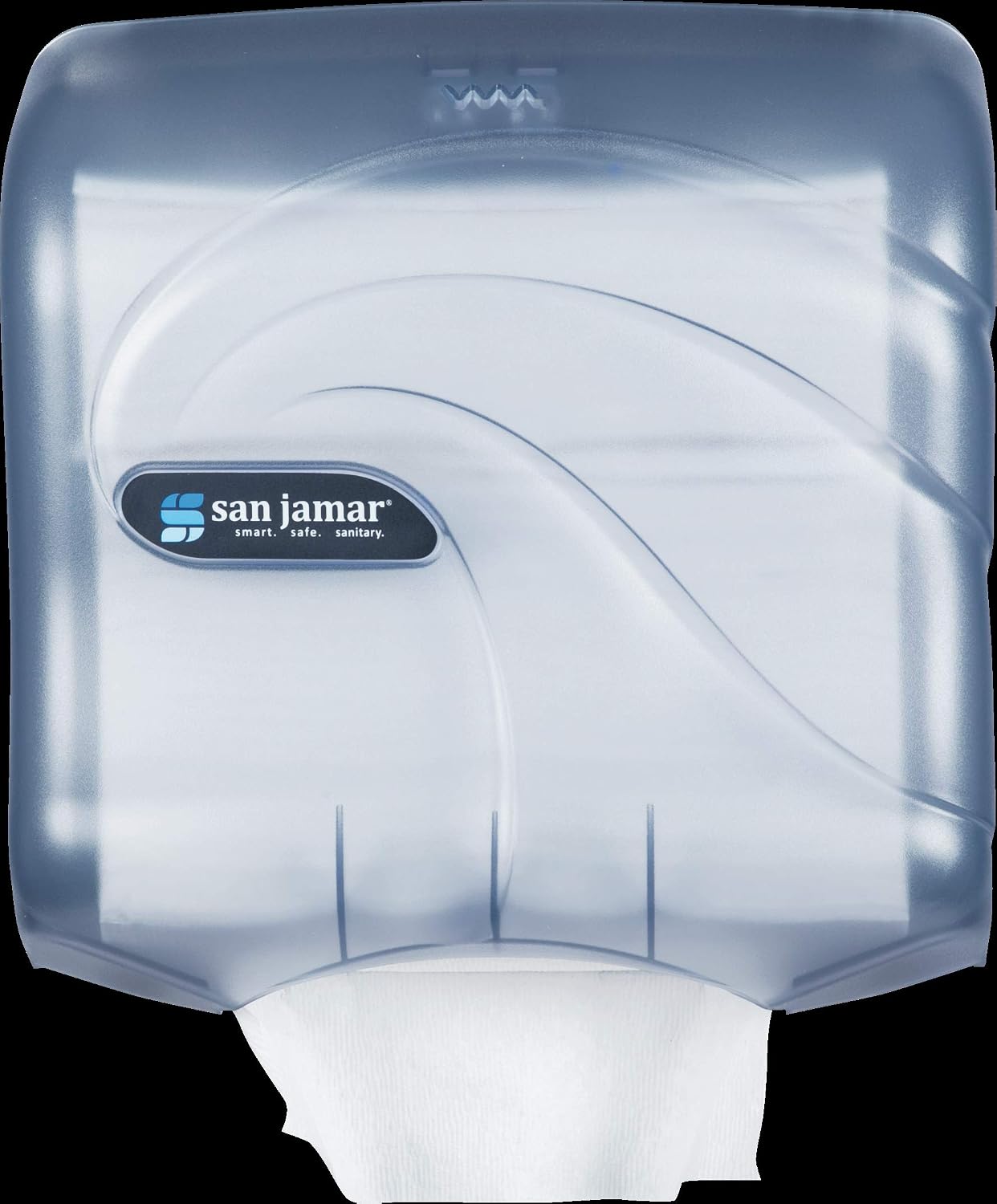 Wall Mount Paper Towel Dispenser w/ 240 C Fold Capacity - Plastic, Arctic Blue