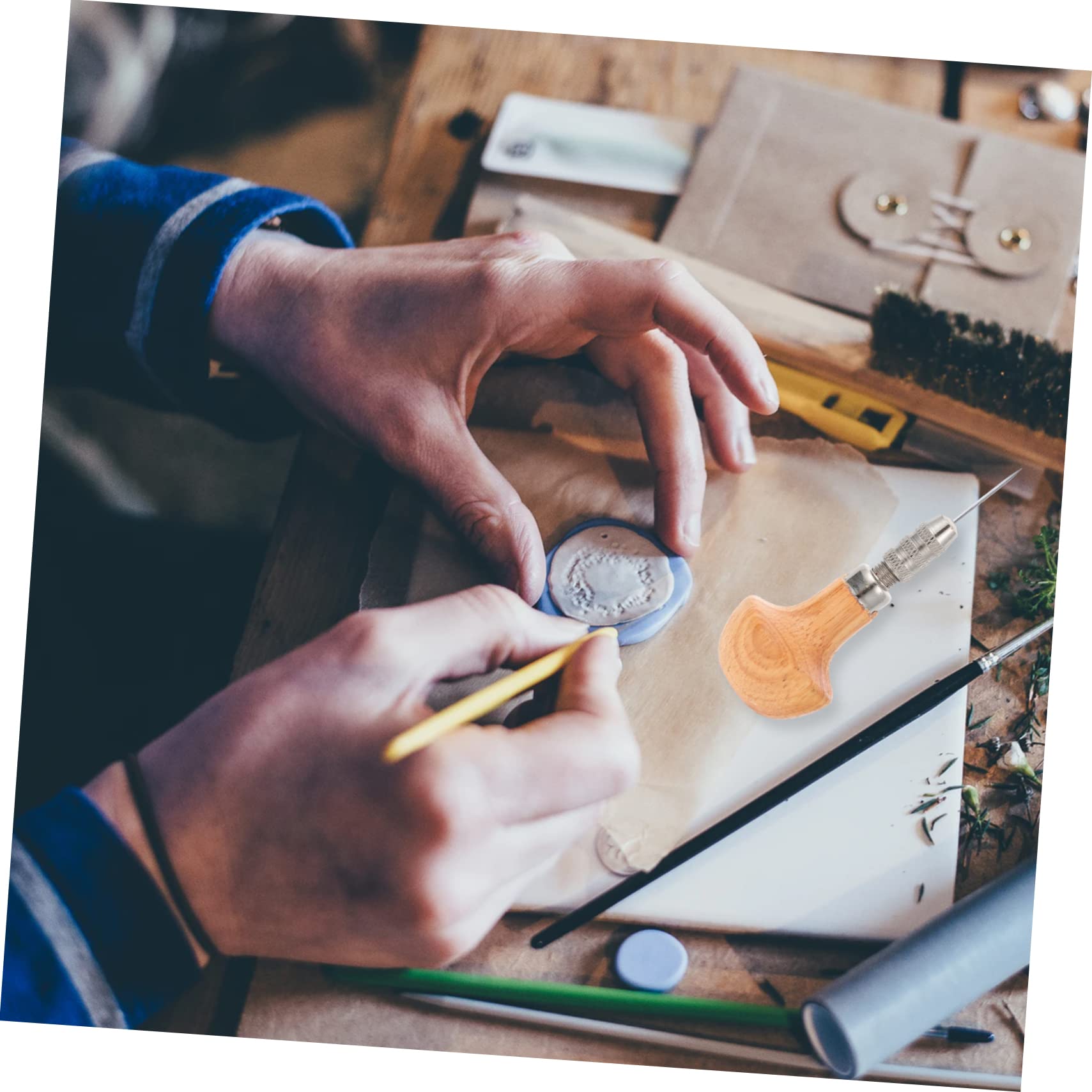 9 Sets Mosaic Tool Watchmaking Pin Vise Watchmaking Tool Jewelry Making Drill Bit Bead Drill Bits Wire Holder Tools Jewelry Tool Chuck Pin Vise Jewelry Repair Tool