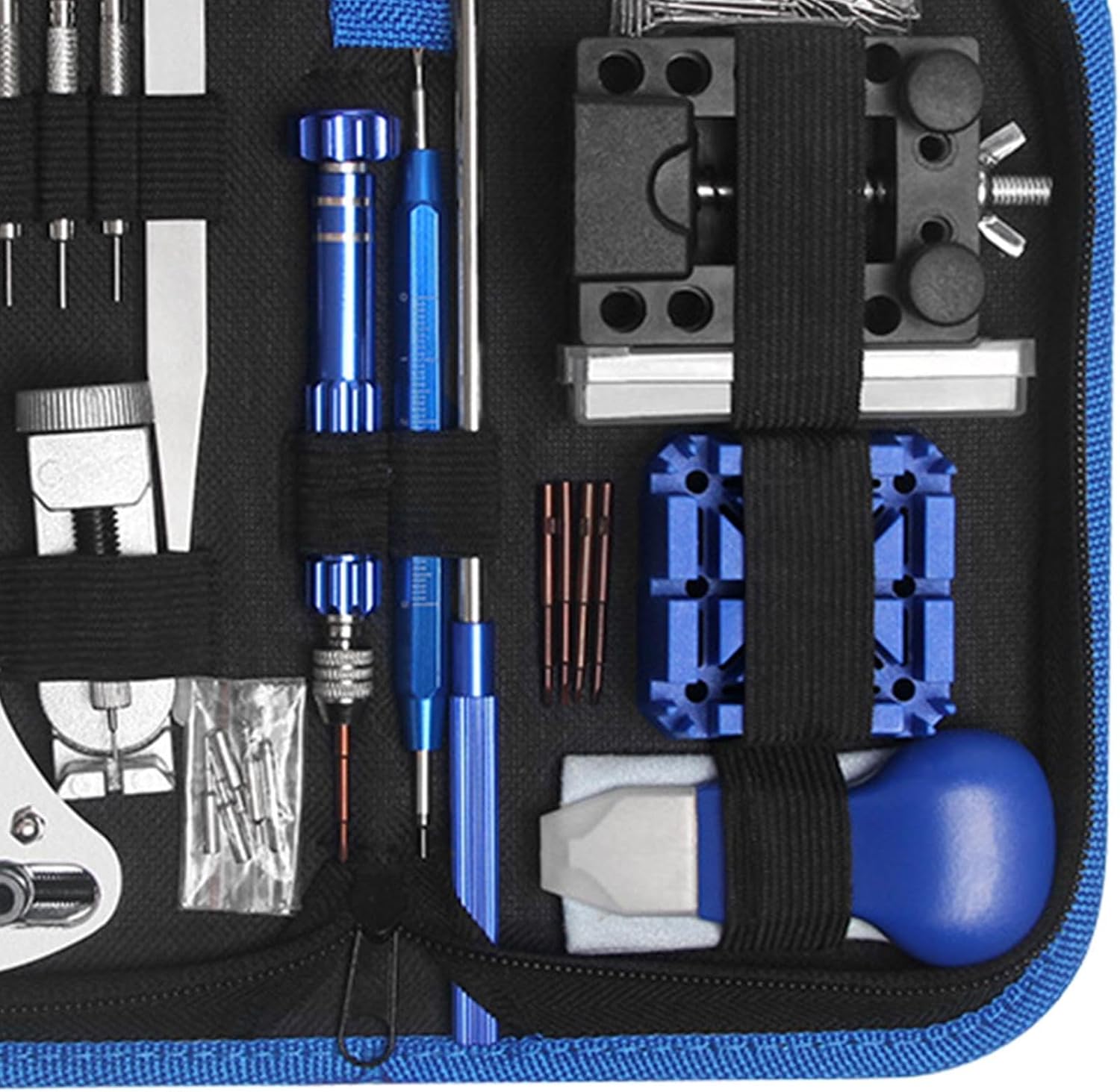 Watch Repair Kit, Maintenance Parts Tools, Battery Replacement Set 28 Pieces, Grandfather Electronics Technicians Beginner Home Workshop Industry Commercial Business Daily Routine, for Confidence