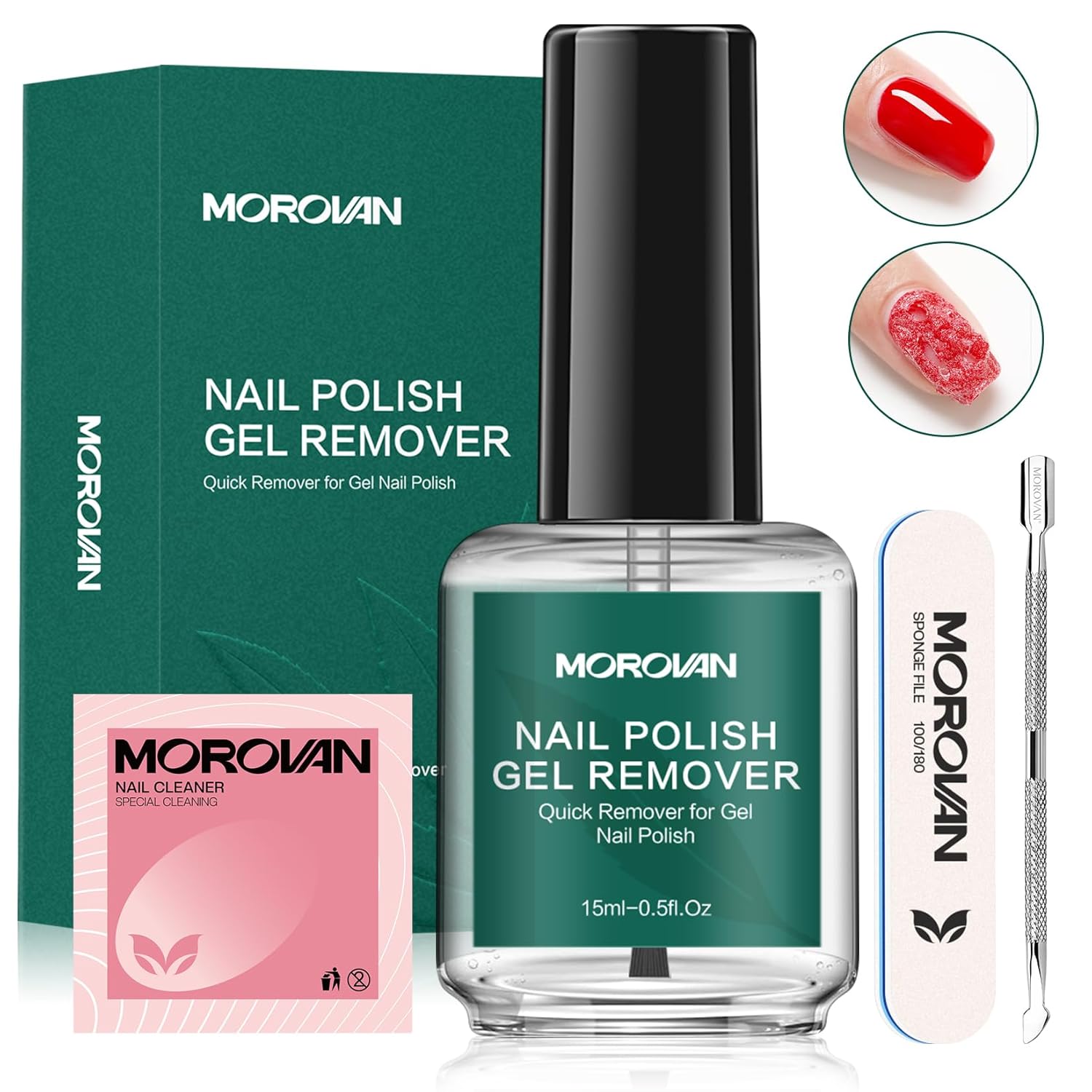 Morovan Gel Nail Polish Remover 15ml Gel Polish Remover