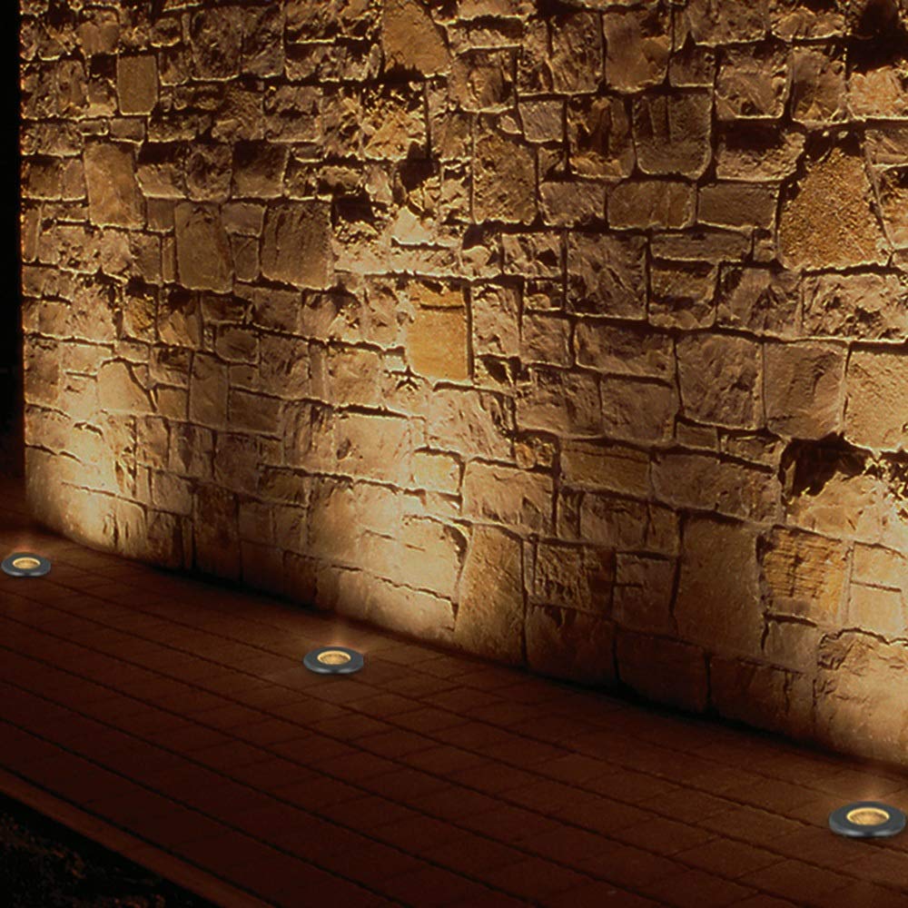 Faretti da Incasso for Esterni Honeycomb antiriflesso Bassa tensione 24V luci da terra for esterno IP67 impermeabile Faretto da terra Segnapasso a LED terrazza Pavimento di legno prato decorazio