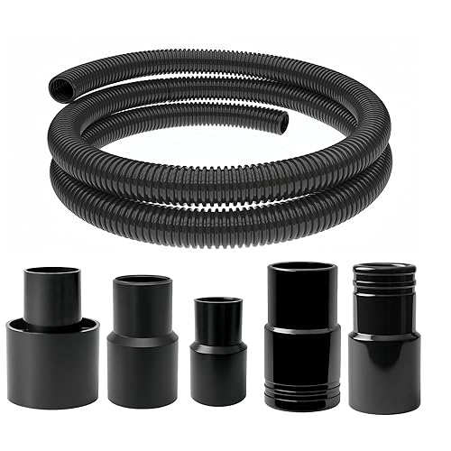 10 Foot Long Dust Collection Power Tool Hose Kit with