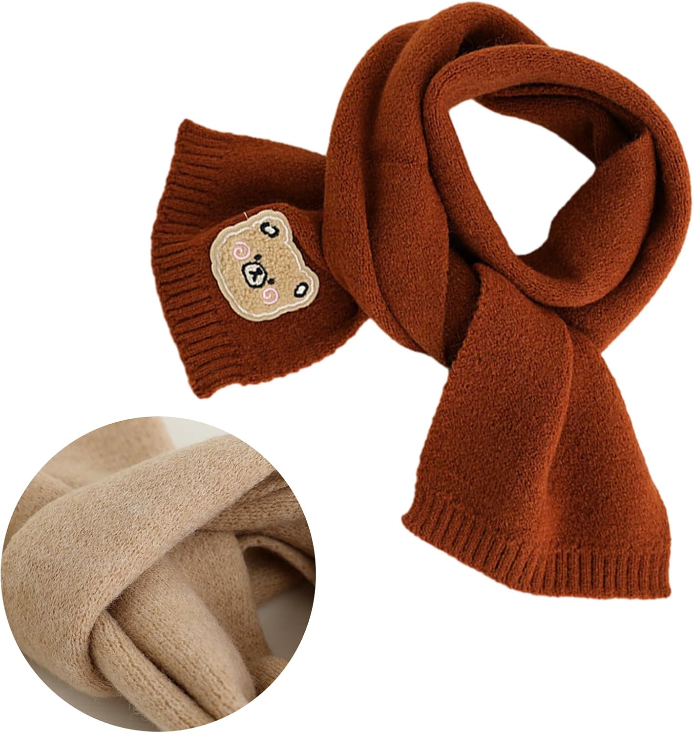 Scarf Cartoon Neck Cover Windproof Winter Scarves for Infant Cute Travel Neckerchief Comfortable Scarf