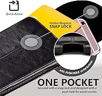 Vista 4 de Hengwin Funda de cuero genuino para teléfono compatible con iPhone 15 Plus 14 Pro Max Samsung Galaxy A54 A12 A34 Note 20 9 8 S23 Plus S22 Ultra