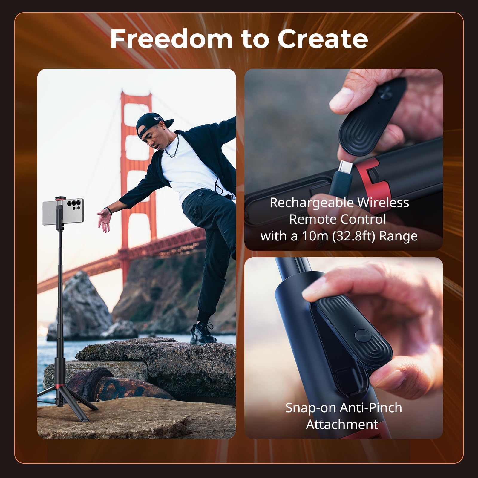 Amazon.com: SmallRig x Drex Lee Boom Selfie Stick ST30 Lite, 57.9